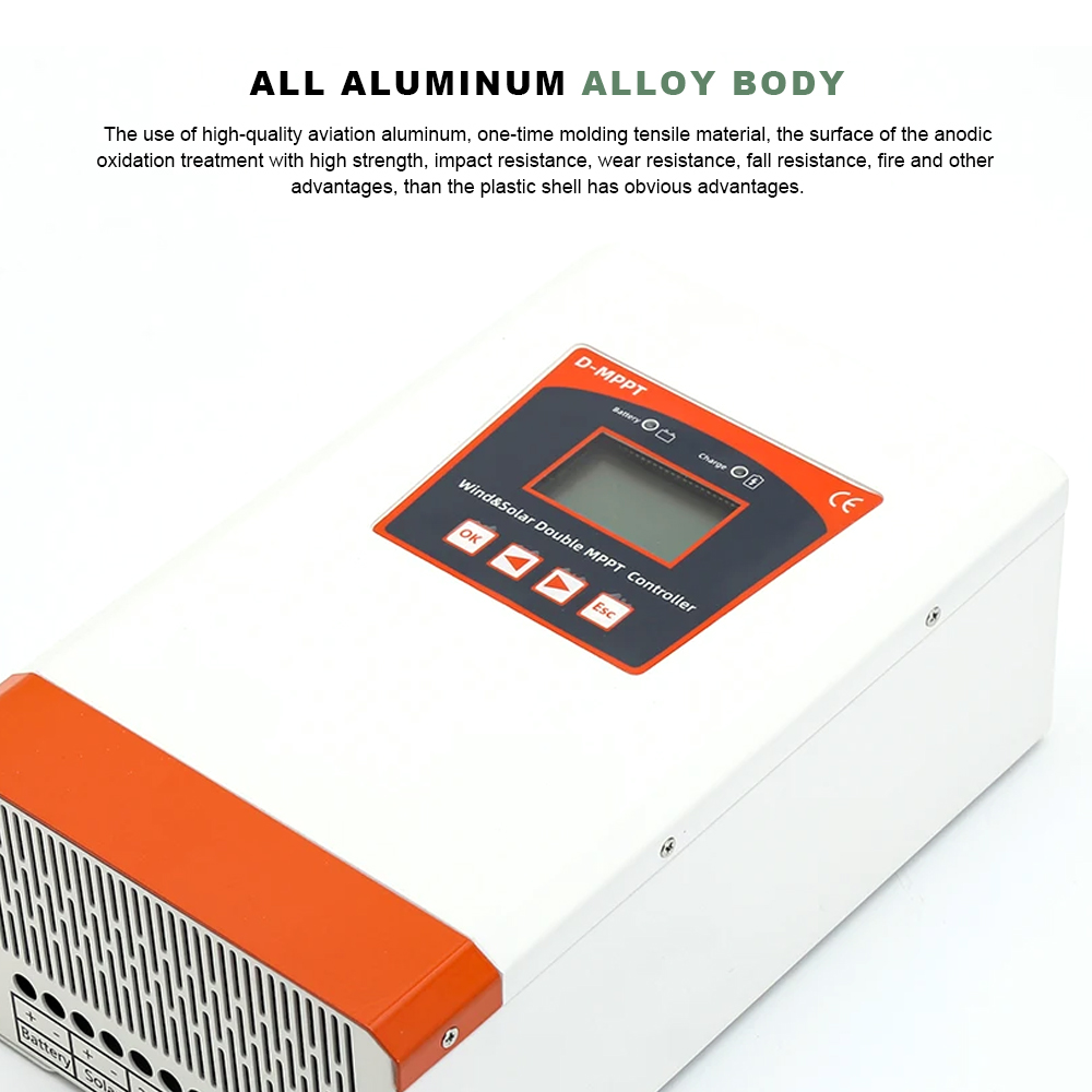 HECR Series Wind-Solar Hybrid Charge Controller Dual MPPT 3000W (6)