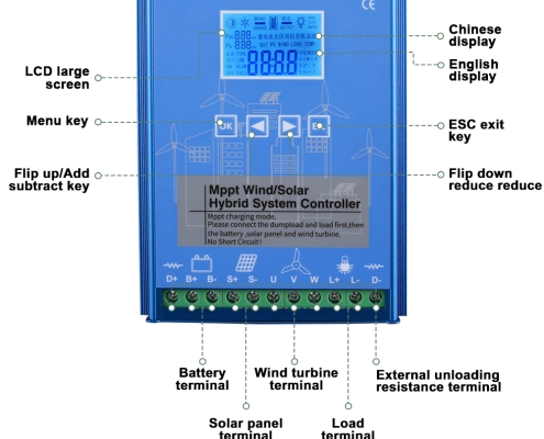 HECR Series Wind-Solar Hybrid MPPT Controller (3)