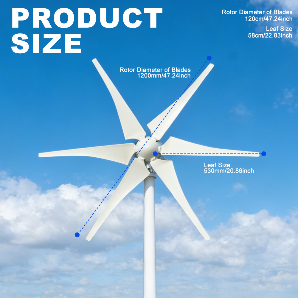 S6-1000 Horizontal Axis Wind Turbine(6)