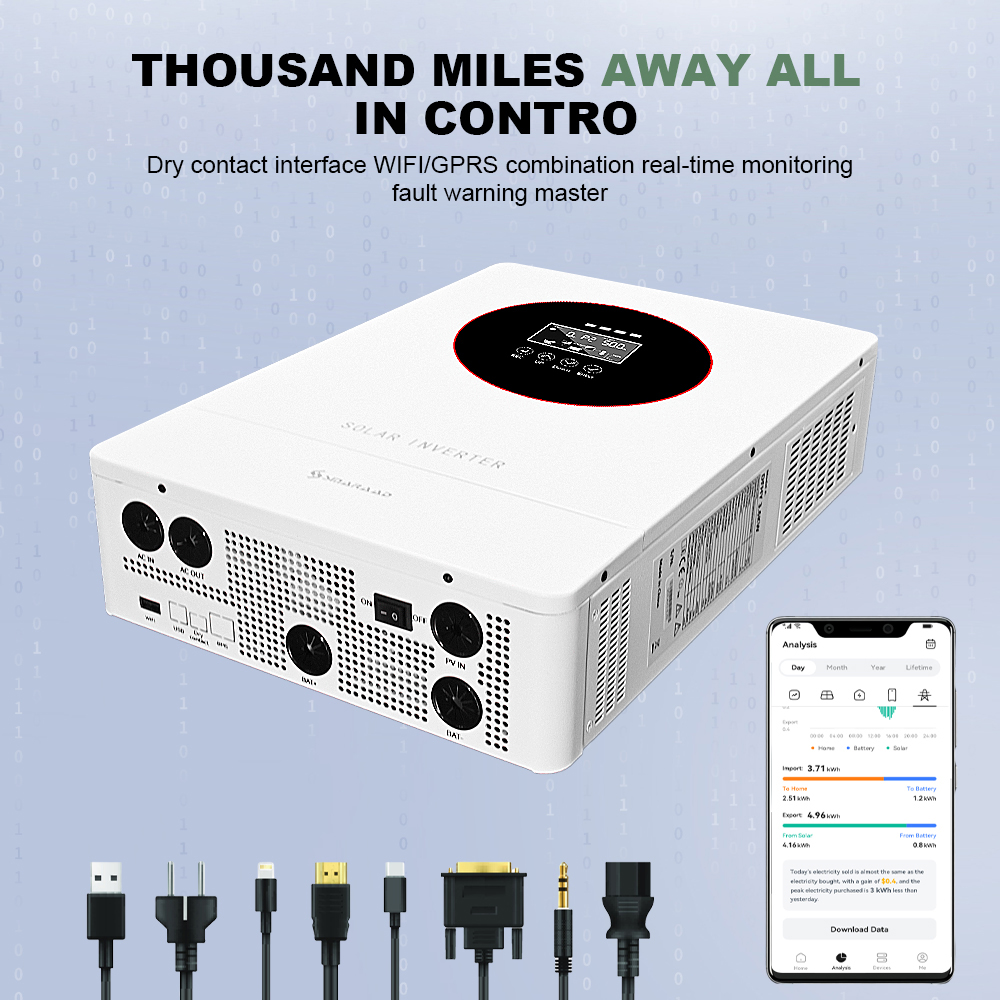 DFHY Series All-In-One Hybrid Solar Energy Storage Inverter With Mppt & Ups Function 3.6KW (2)