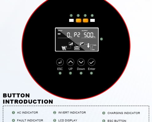 DFHY Series All-In-One Hybrid Solar Energy Storage Inverter With Mppt & Ups Function 3.6KW (9)