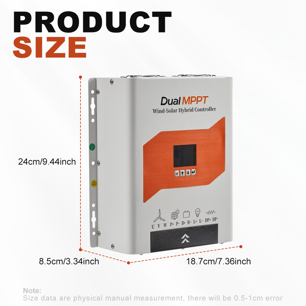 DH Series Dual MPPT Wind-Solar Hybrid Controller 3000W (3)