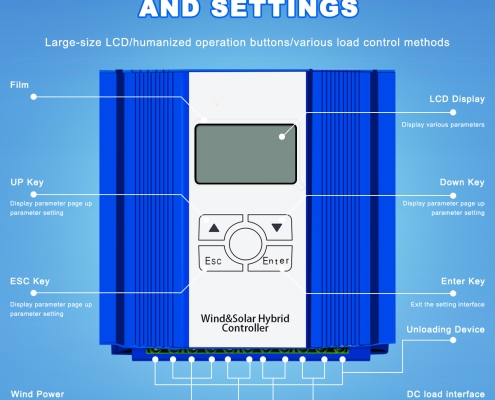 MAX Series Wind-Solar Hybrid MPPT Controller 2000W (3)