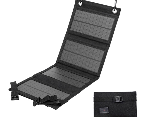 SMARAAD 40W 4-Fold Portable Solar Panel Black (3)