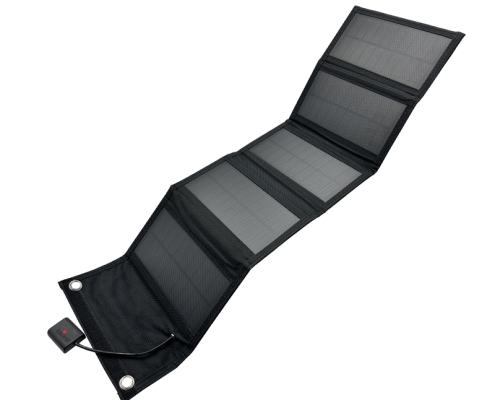 SMARAAD 50W 5-Fold Portable Solar Panel Black (7)