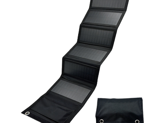 SMARAAD 60W 6-Fold Portable Solar Panel Black (1)